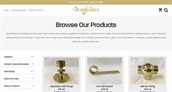 Desktop Screenshot of brassfinders.com